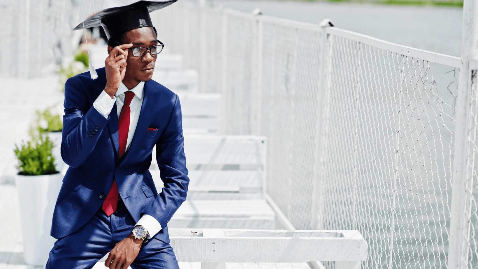 african american male college graduation success